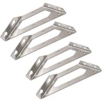Rannb Trapeziform Angle Brackets Multi-purpose Stainless Large 4PCS, Silver. Fixed Price $14.76.