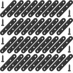 36PCS Black Straight Brace Brackets, Inch Stainless Steel Flat Mendin.... Fixed Price $29.02.