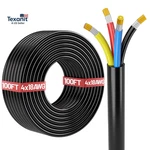 100FT 18 Gauge Wire,automotive WIRE,4 Conductor Electrical Stranded Pvc CORD,12V. Fixed Price $65.86.