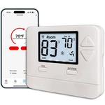 Heagstat Wifi Thermostat For Home, Single-stage 1 Heat Cool Only, Off-white. Fixed Price $85.68.