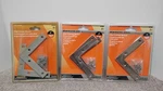 3 New Hillman Hardware Essentials 4" Stainless Steel /flat Corner BRACE/(2&4PC).. Fixed Price $29.99.