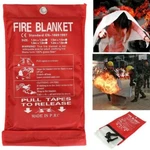 4 Pack Fire Blanket Fiberglass Hero 39''X39'' Emergency Home Retardant Prepared. Fixed Price $17.21.