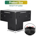High-strength Steel Pergola Corner Brackets. Fixed Price $114.39.