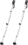 White Compact Door Stopper Folding Security Bar, Adjustable From 25-1/2 43-1/. Fixed Price $74.02.