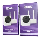 2 Roku CW1000R 1080P Wi-fi Outdoor Smart Home Security Camera New Sealed. Fixed Price $175.00.