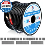 Mictuning 16 Gauge Wire 100FT 2 Conductor Electrical Awg Stranded. Fixed Price $82.96.