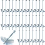 100 Pcs 1/8" X 3" Toggle Bolts Butterfly Screws Anchors Heavy Duty Wall Ancho.... Fixed Price $36.00.
