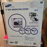 Samsung SSC12 12" B&w Observation Security System 3X Cams -new-. Fixed Price $109.00.