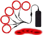 Wire Red, Neon Light 5 2 Meter, Electroluminescent For Hallow.... Fixed Price $26.26.