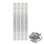 4 Pack Flat Mending Plate For Wood,ulifestar Stainless Steel Straight Bracket.... Fixed Price $22.51.