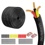 Widfdxdre Gauge 100 Pure Copper Conductor 16/3 Flexible Electrical Wire. Fixed Price $89.36.