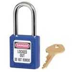 Master 410KAS6BLU Lockout Padlock, Keyed Alike, Thermoplastic, Blue, 1/2. Fixed Price $104.99.