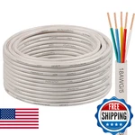 Xrds Rf 18AWG Conductor Thermostat Wire 75FT Solid Copper Hvac Heating Cool Wh. Fixed Price $56.69.