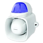 Seco-larm Enforcer Siren/strobe With Audio Input, Blue (SH-816S-SQ/B) Open Box. Fixed Price $44.99.