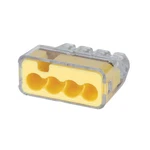 Ideal In-sure 4-PORT Push-in Wire Connector 12-20 Awg 600V Yellow Bag 100. Fixed Price $18.14.