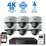8 Channel Nvr 6 4K Poe Ip Color Night Vision Microphone Security Camera System. Fixed Price $1099.00.