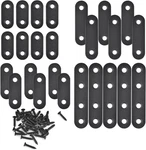 Mending For Wood - 28 Set Metal Flat Straight Bracket Board, Be. Fixed Price $10.91.
