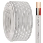 Electrical Wire 14 Gauge 3 Conductor 100FT Nm B Pure Copper White Yddecw. Fixed Price $179.99.