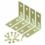4 Pcs 2" Inch "l" Steel Corner Braces W/ Screws Pack Lot Right Angle Bracket. Fixed Price $10.50.