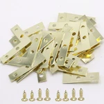 Joyangy 40 Pack Gold Corner Brackets, 1.5X1.5INCH Small Decorative Iron. Fixed Price $14.70.