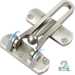Door Lock Latch For Home Security - 2 Swing Bar Guard Front And Insi.... Fixed Price $27.81.