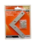 Hillman Hardware Essentials Flat Corner Brace 851100 4 Galvanized Weather Max. Fixed Price $9.95.