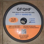 Gfqhf 250FT SPT-1 Green Electrical Wireul Listed 18/2 Zip Cord Gauge. Fixed Price $41.97.