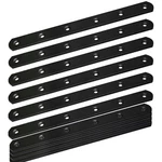 12PACK Straight Brackets Black, 8INCH 200MM Mending Plate Metal For .... Fixed Price $27.38.