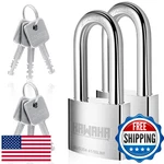 Kawaha 50MM Heavy Duty Stainless Steel Padlock 2-PACK Keyed Alike Indoor/outdoor. Fixed Price $98.66.
