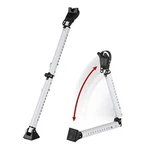 Master Lock Compact Door Stopper Folding Security Bar, Adjustable For Hinged. Fixed Price $29.89.